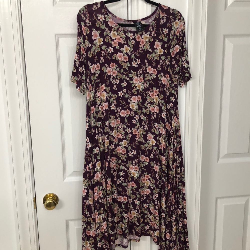 Agnes & Dora knit mid asymmetrical dress